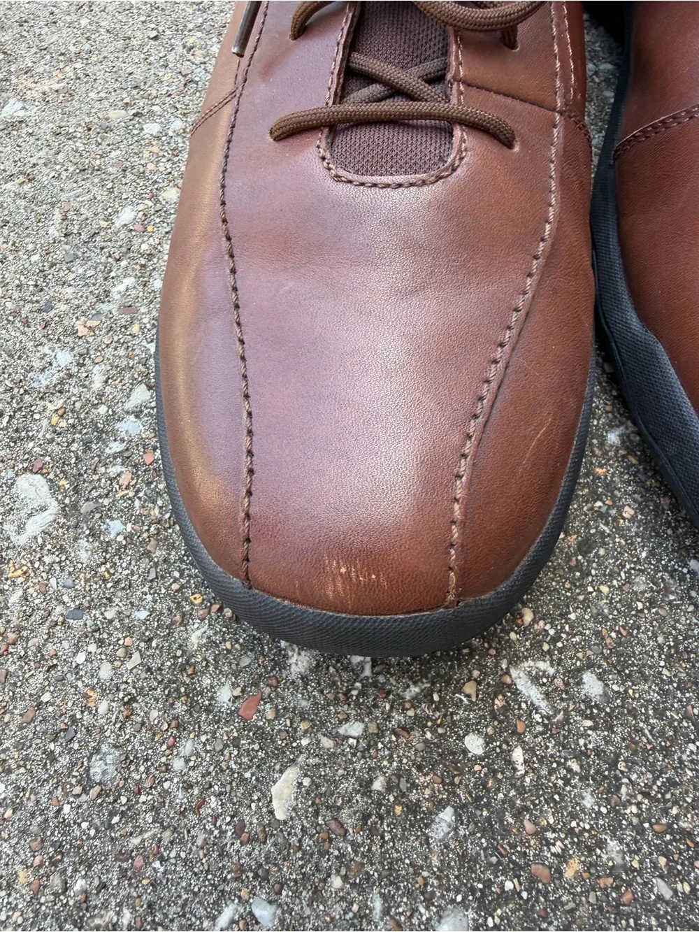 Timberland Brown Leather Lace Casual Slip-On Loafers